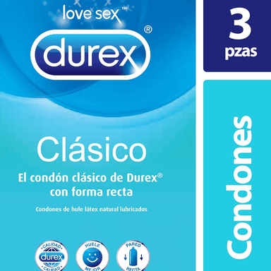 Condones Durex 3pz