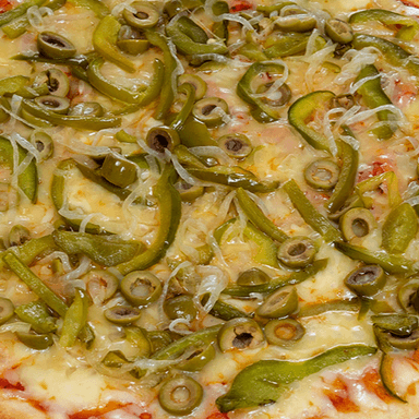Pizza La Verde Aceituna mediana