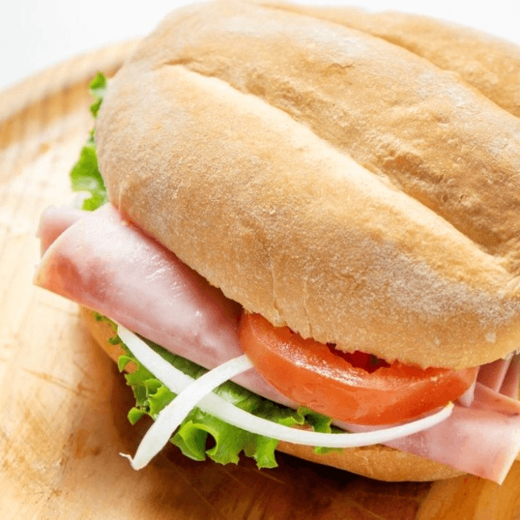 TORTA Personal JAMON con Asadero