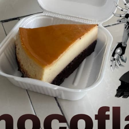 Rebanada Chocoflan