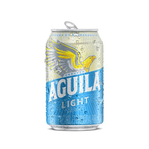 Cerveza aguila light en lata