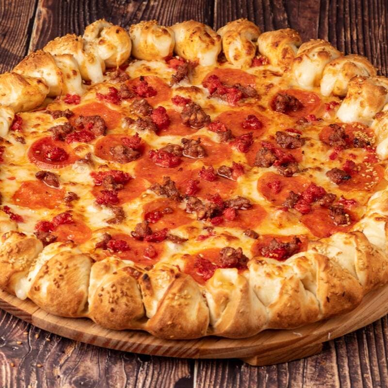 Pizza Grande con Orilla Dedos de Queso