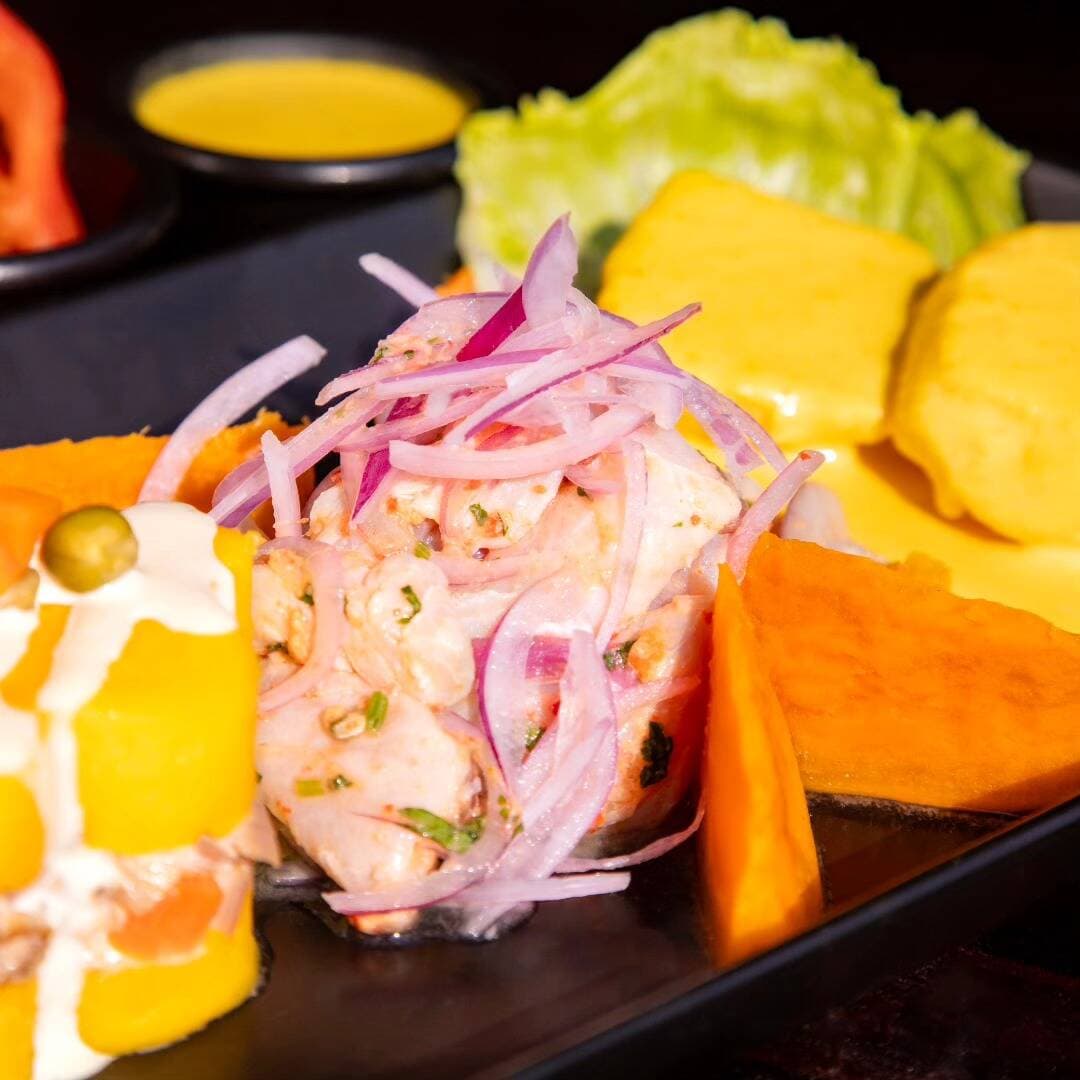 Huancaína, Ceviche y Causa