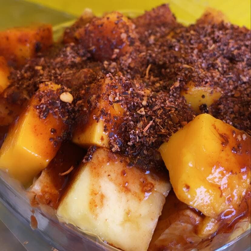 Bowl chico fruta chile y chamoy