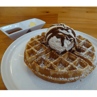 Waffle de Sirope y Mantequilla