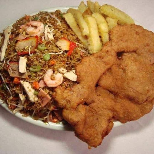 Combo Arroz Chino Con Proteína + Bebida
