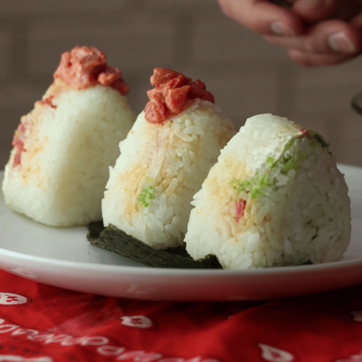 3 Onigiris de Atún Spicy