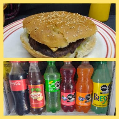 Combo COCA-COLA 2 Hamburguesas