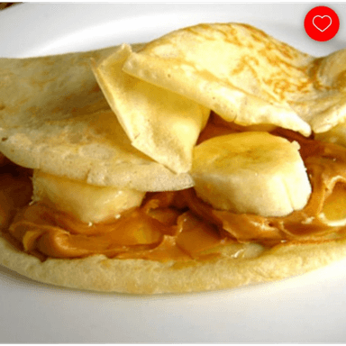 Crepa de Cajeta con Platano