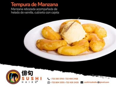 TEMPURA DE MANZANA