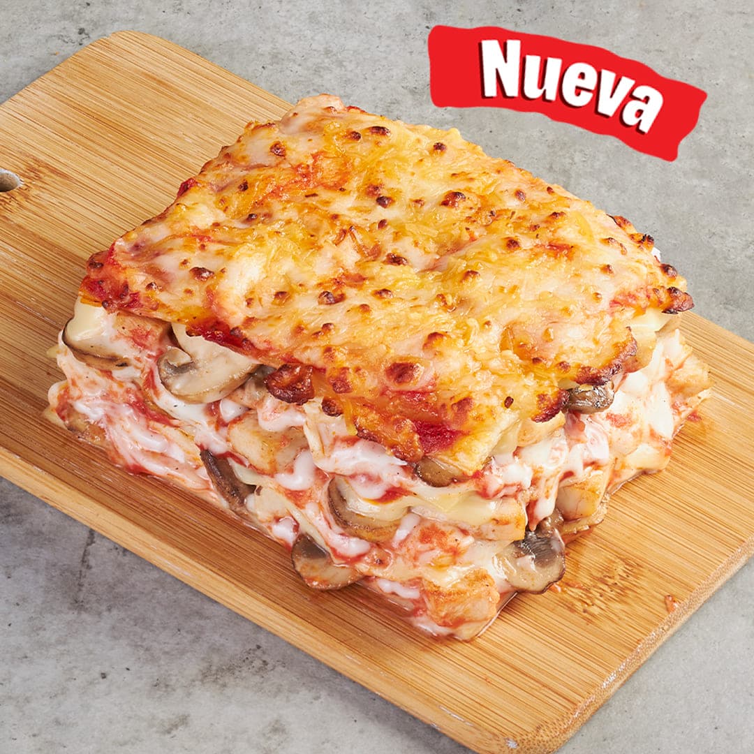 Lasagna Pollo Champiñón