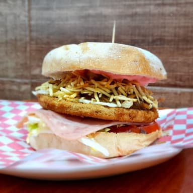 Hamburguesa Apanada