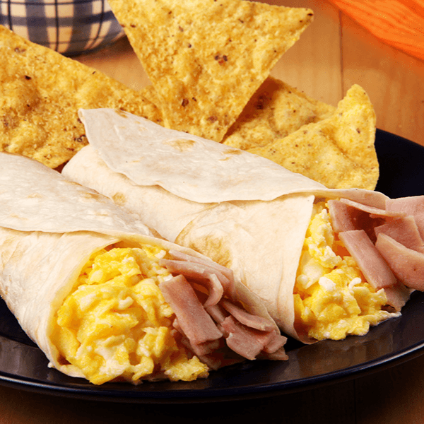Combo de Mega Burrito con Jamón y bebida