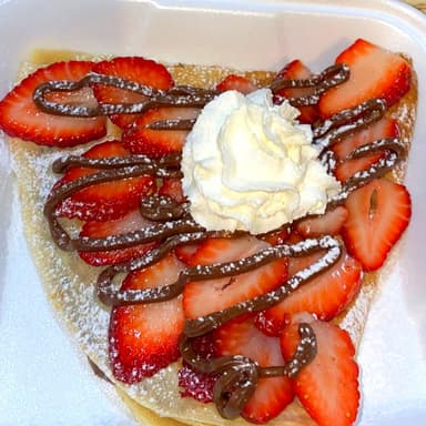 Crepa de Nutella, Philadelphia y Fresa