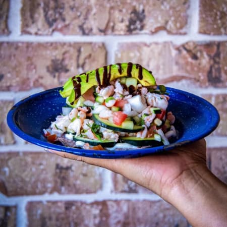 Tostada de Ceviche Pescado