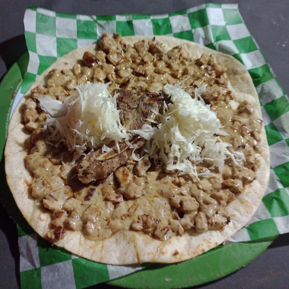 Taco de Harina de Chuleta
