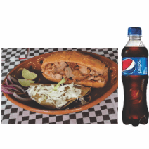Paquete 5 Torta + Taco + PEPSI