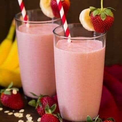 Licuado de Litro a base de leche y fruta natural