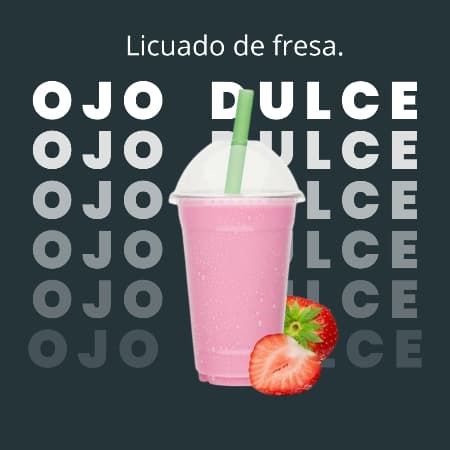 Licuado de fresa