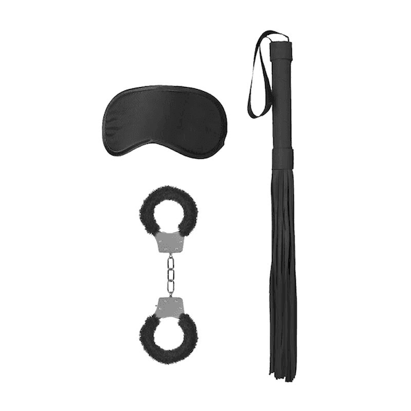 SHOTS OUCH INTRODUCTORY BONDAGE KIT 1 BLACK