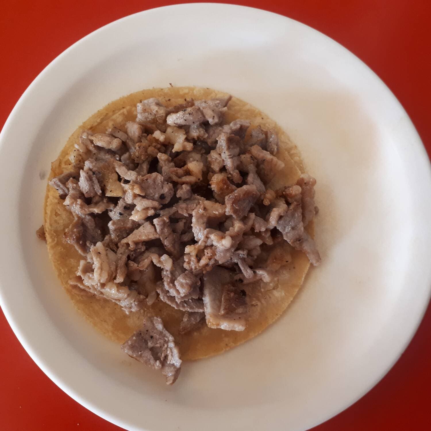 Taco de bistec (1 pieza)
