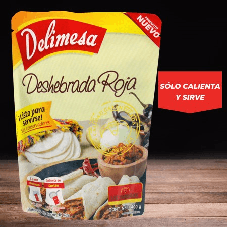 Guiso Deshebrada Salsa Roja