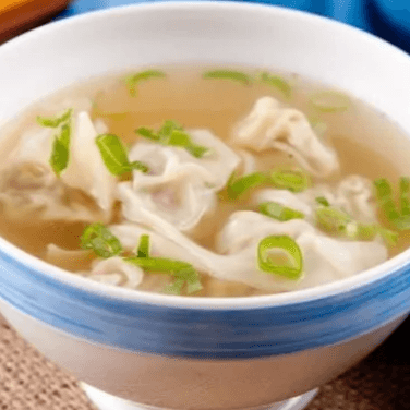 Sopa Wantan de Pollo
