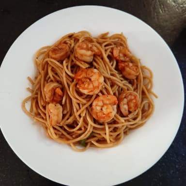 Chow Mein de camarón (1 Persona Plato Chico)