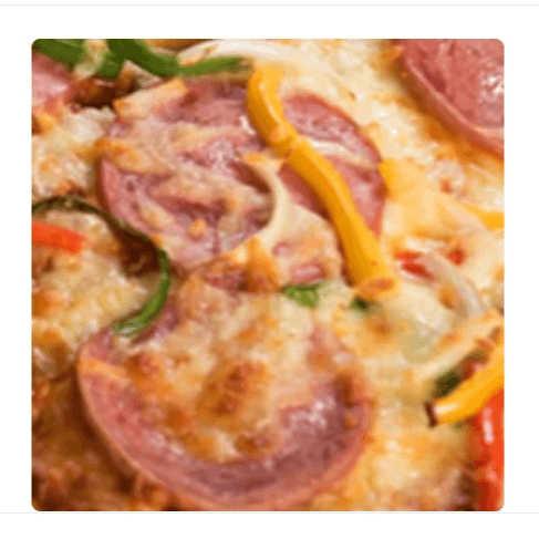 Pizza de Chorizo con Pimientos y Cebolla de 30 cm
