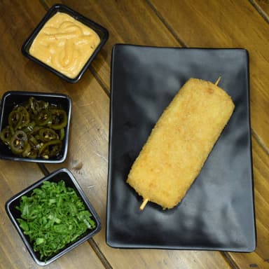 Kushiage Plátano/ Queso Manchego