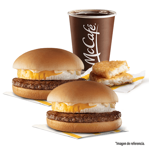 2 McHuevo + 1 Americano + 1 Hashbrown