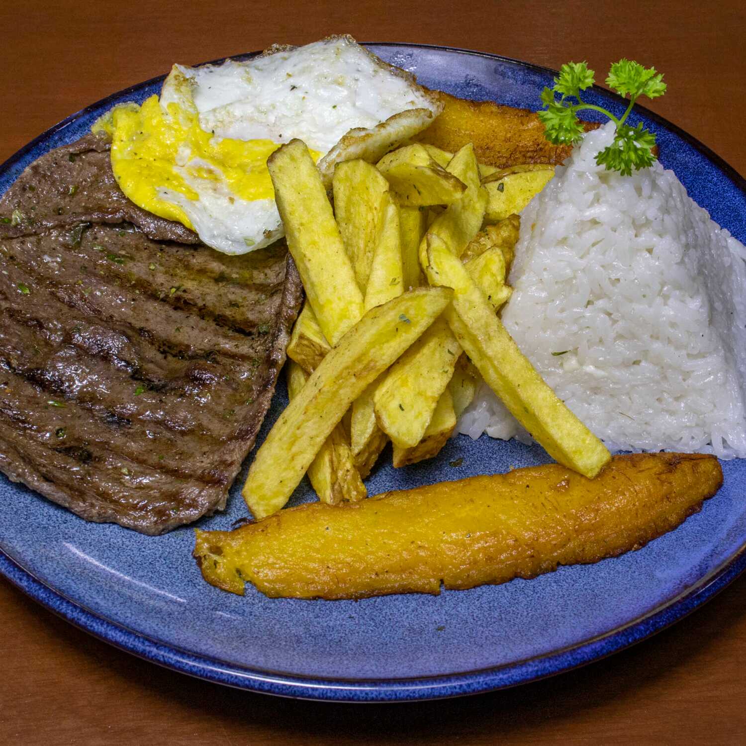 Bistec a lo Pobre