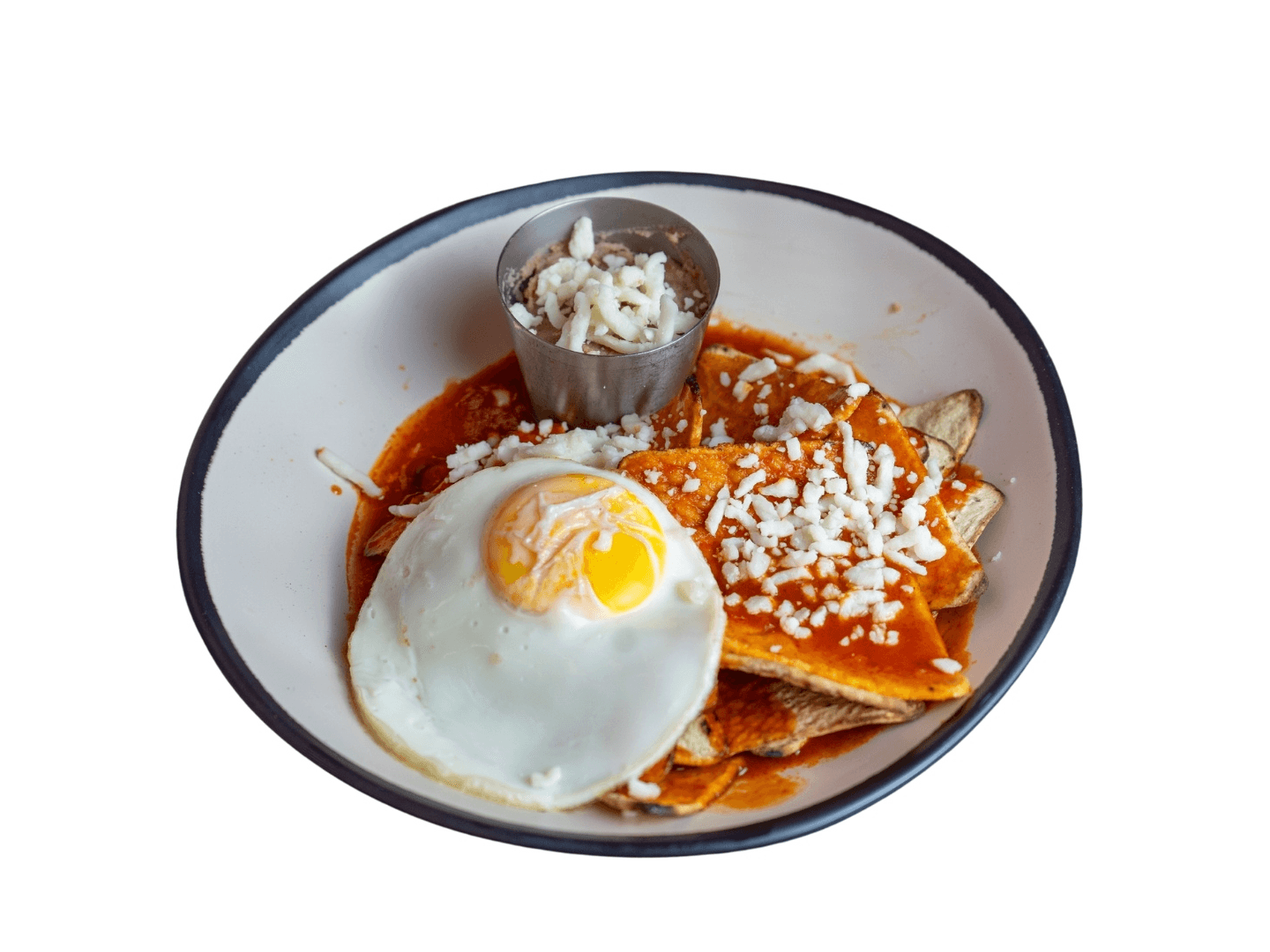 Chilaquiles Rojos con Huevo