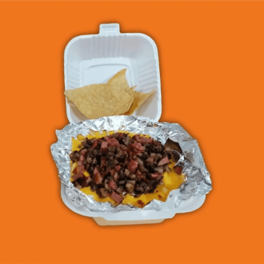 PAPA MIXTA BRISKET Y PASTOR