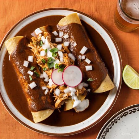 Enchiladas Con Mole 4 Pz (Molida)