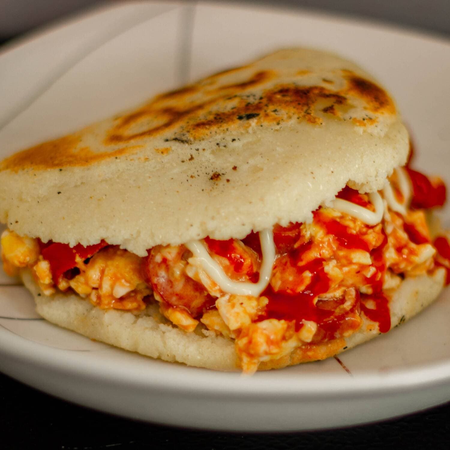 Arepa Salchihuevo