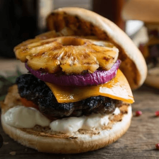 Hamburguesa Hawaiana