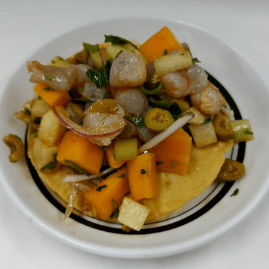 Tostadas de Ceviche al Mango