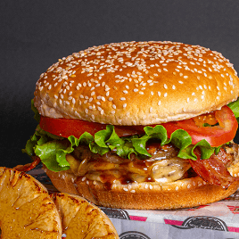 Hamburguesa hawaiana