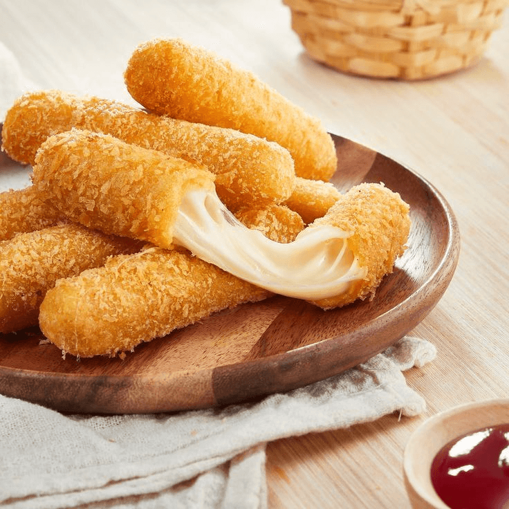 Dedos de queso mozzarella 6pzas