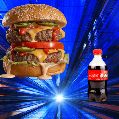 Combo Mega Burger Loqra