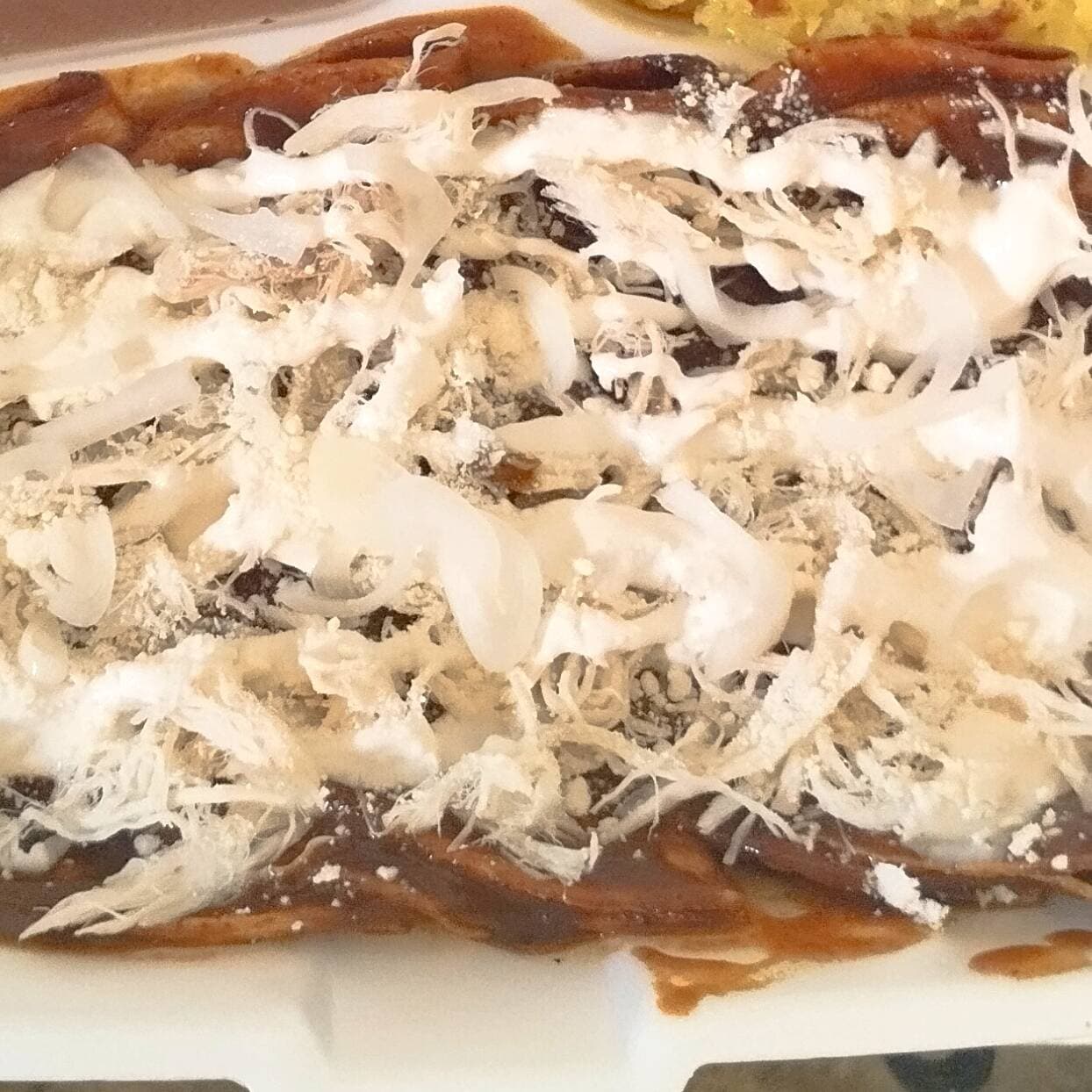 Enchiladas de Mole con Pollo 4 pzs