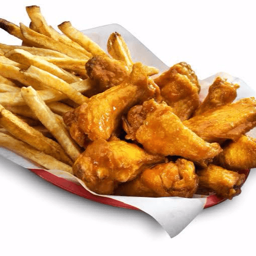 400 Gramos Alitas con Papas