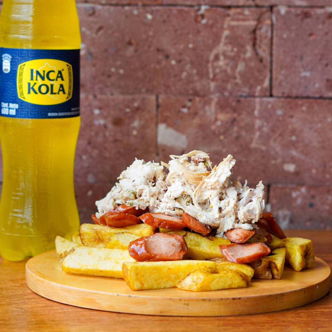 COMBO Salchipapa Don Alejo + Gaseosa 600ml