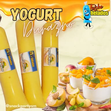 HELADO DE YOGURT DE DURAZNO