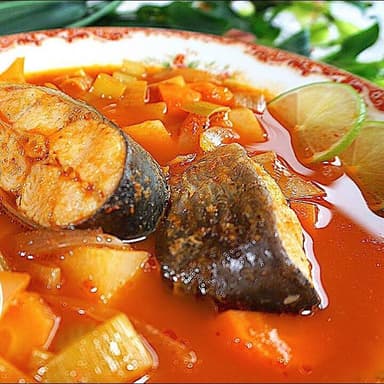 CALDO DE PESCADO CON VERDURAS+ VASO 1 LITRO