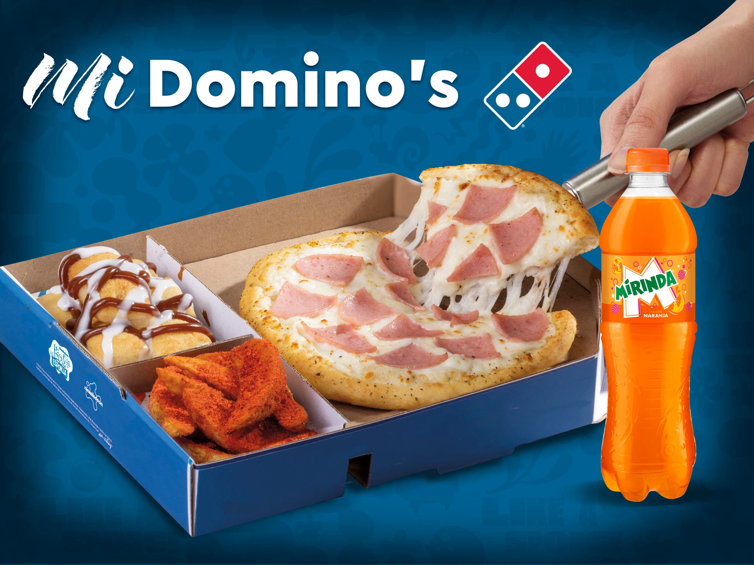 Mi Dominos (Pizza + Papotas + Baitz + Bebida)
