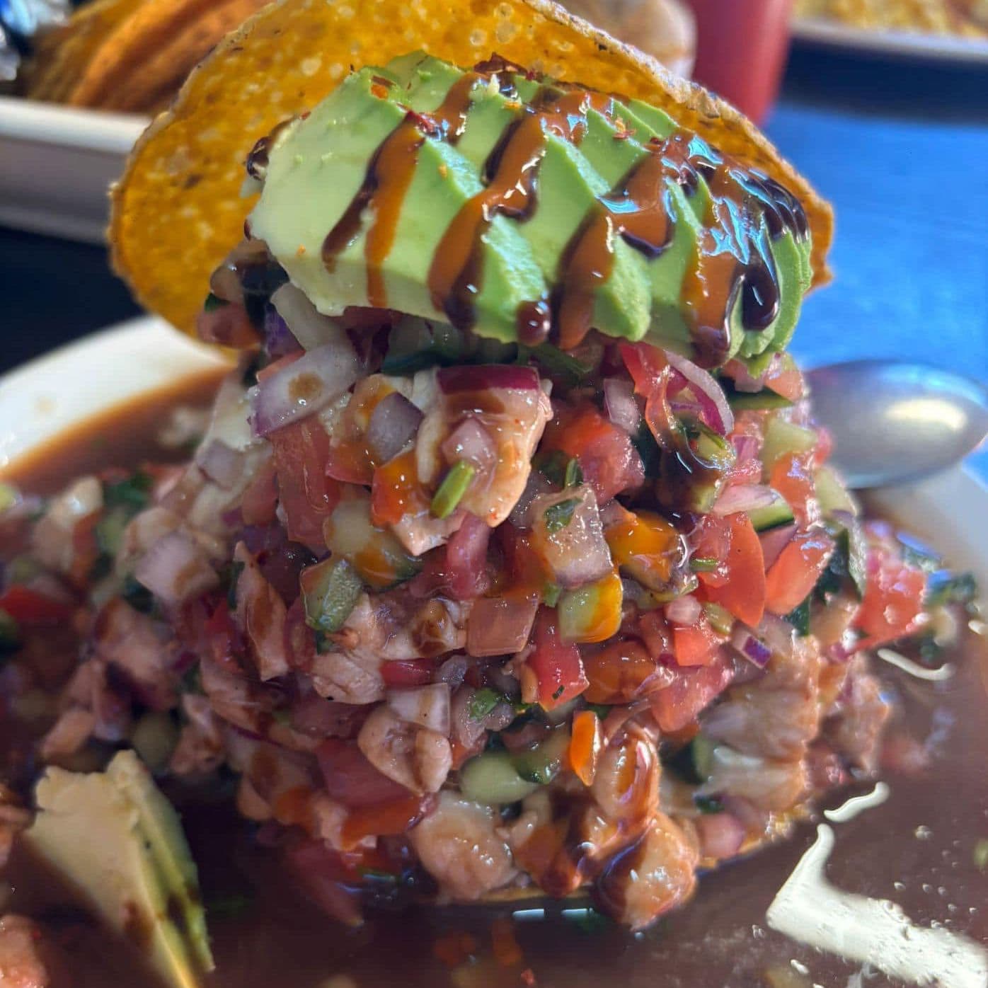 Tostada Ceviche Mitoterio