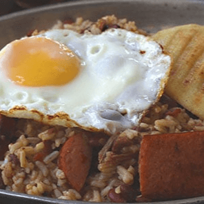 Calentao de Frijoles con Res