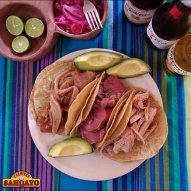 Taco de Carnitas solo Carne